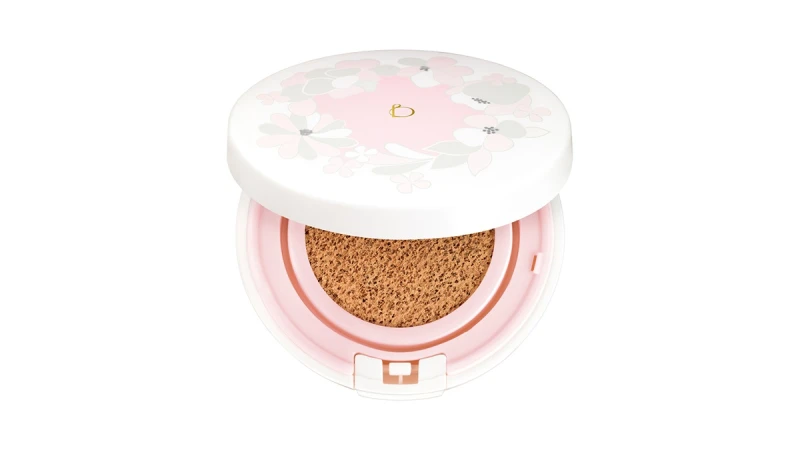 又見日系氣墊粉餅！資生堂旗下碧麗妃推出恬蜜花漾輕霧柔焦氣墊粉餅