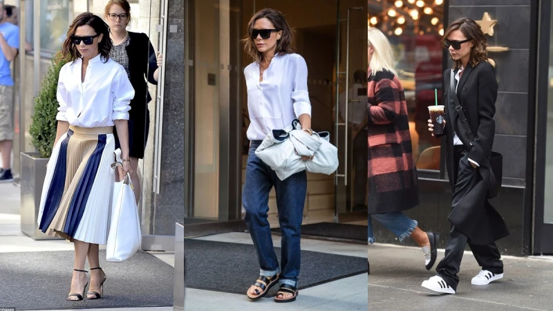 從辣妹變身時尚一姊！維多利亞貝克漢的超簡易穿搭守則！