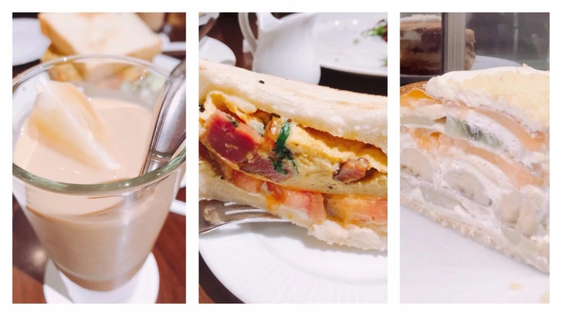 來日本超人氣必吃Harbs蛋糕，別只點千層蛋糕，還有超厚蛋包三明治、原味冰奶茶、拿鐵