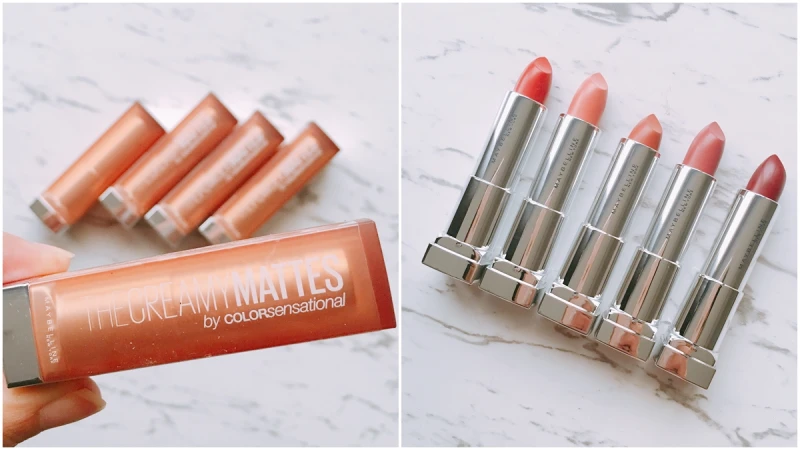 開架CP值最高的「玫瑰焦糖土色」唇膏,MAYBELLINE媚比琳讓霧感土色口紅變得更溫柔