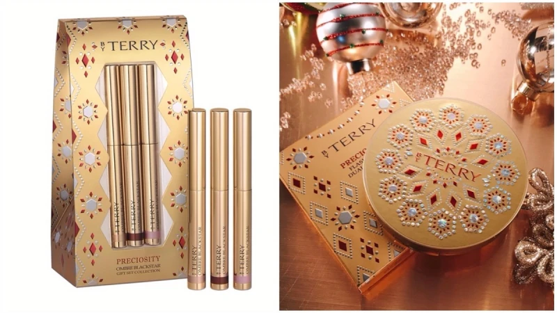 杏色、琥珀及粉紅～By Terry這一盤【雙色珠寶彩盤】宛若燭光反射光澤，是最華麗的彩妝魔法！