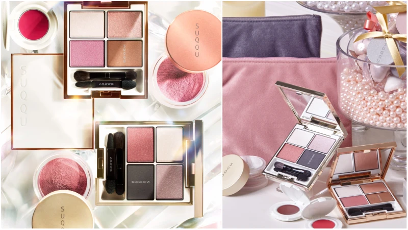 2017聖誕妝容，用SUQQU創造初雪般的柔美夢幻感！