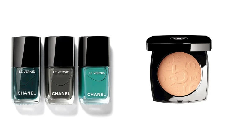 壓有香奈兒女士的幸運數字，這盤「時尚印記蜜粉餅」拿來定妝能讓妝容更持久、更有光澤感