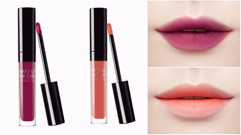 一推出韓妞就指定要#207、#302、#304這3支楓葉色，MAKE UP FOR EVER全新打造多達19款顯色20小時的「藝術大師性感尤霧唇釉」