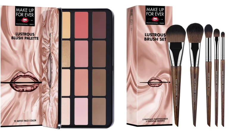 修容、打亮、頰彩這一盤連彩妝師都超愛用!MAKE UP FOR EVER把12色熱賣頰彩集合推出「絢亮金迷百搭頰彩組」
