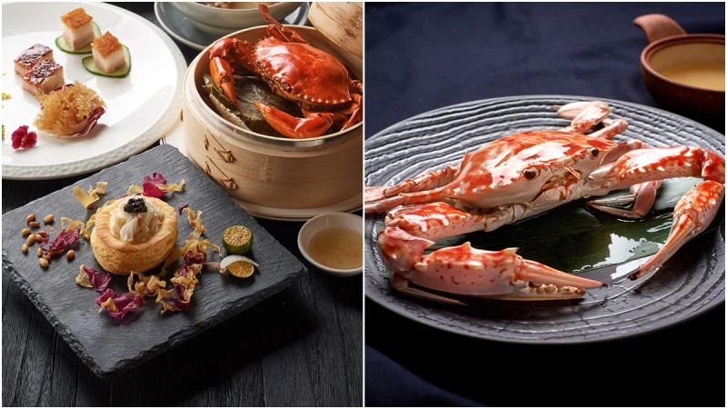 秋天到了就是要吃肥美螃蟹，飽滿蟹膏、超鮮蟹肉跟米飯一起燉煮入味的這道「鮮剝蟹膏醬撈飯」怎麼能錯過