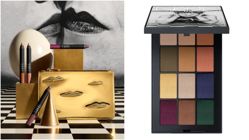 上市10天就售罄MAN RAY X NARS聖誕聯名彩妝第二波登場！金屬光親吻唇彩禮盒、愛情遊戲眼彩盤即將開賣