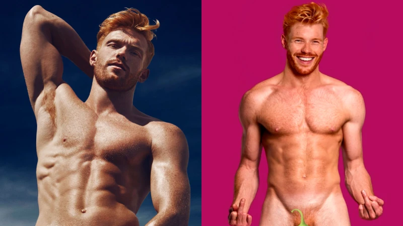 12位火辣辣英國紅髮鮮肉來了！2018 Red Hot全裸慈善月曆令人臉紅心跳