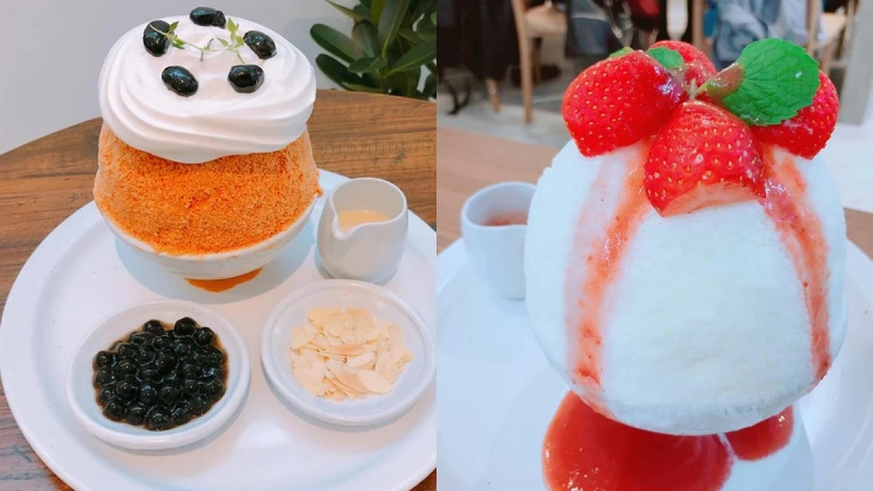 淋上醬汁時的雪崩太療癒！國父紀念館必吃冰品，泰國清邁「奇維奇娃Cheevit Cheeva」開台灣首店