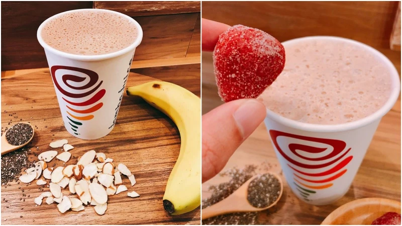 台灣獨家限定！冬天一定要來一杯，Jamba Juice首度推出草莓、香蕉口味熱果昔