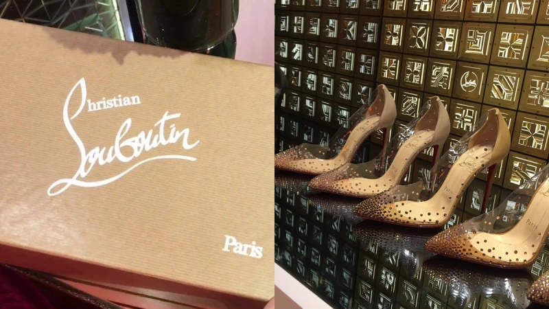 個性新娘的夢幻婚鞋新選擇！紅底鞋Christian Louboutin第一次推出透明鞋身的裸色系列