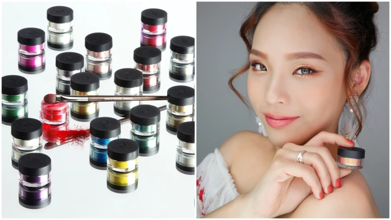 2018新春妝容，MAKE UP FOR EVER星沙炫彩亮粉 畫出3款超耀眼「放閃妝」！ 