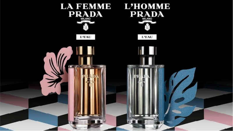 情人節就用情侶香氛低調放閃！Prada同時推出「纓粉淑女」和「蔚藍紳士」兩款精緻香氛
