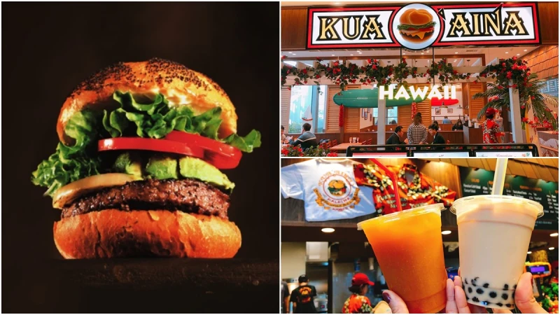 店內最夯的經典招牌「酪梨漢堡」來了！連歐巴馬都愛的漢堡，KUA`AINA進駐台北微風信義