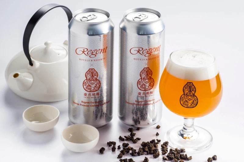 茶香生啤一次擁有 晶華麗晶酒店X 臺虎精釀獨一無二最強聯名「台灣在地烏龍精釀啤酒」