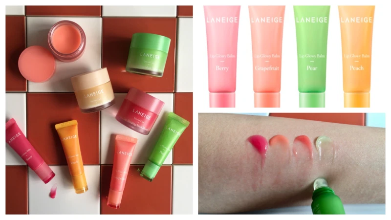 甜莓和蜜柚、再推香梨和蜜桃！蘭芝甜吻護唇膏4款口味 不僅讓雙唇整天晶透水潤 更讓妳散發甜甜可愛氣息！