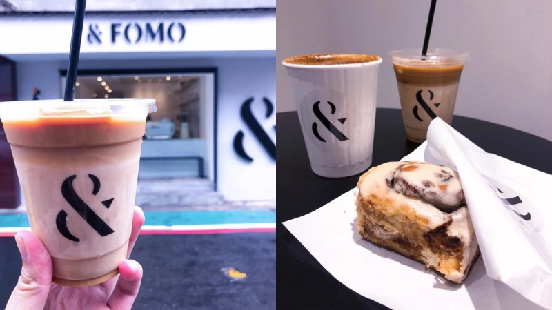 來一杯&amp;符號的更多與美好！位於大安區，「FOMO COFFEE」外冷內熱的黑白系外帶咖啡