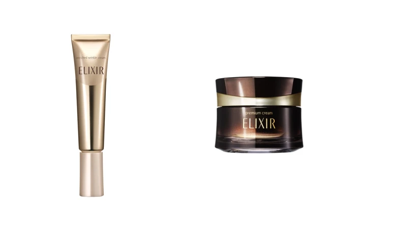 添加撫平皺紋超有感的「高純度維他命A」!在日本每5秒賣一支的資生堂東京櫃ELIXIR膠原超抗皺眼唇精華乳終於登台了