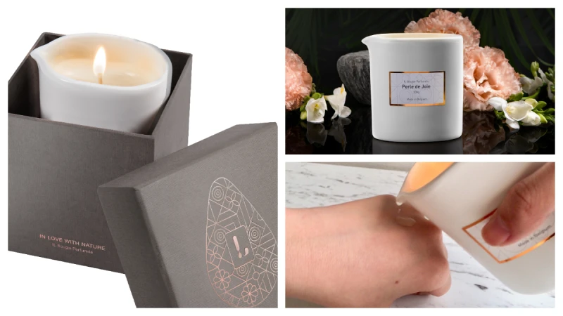 愛兒IL精選情境香氛精油按摩蠟燭 比利時頂級芳香工藝 天然療癒的嗅覺 擦在手上潤澤又暖心！