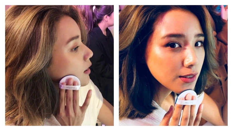 陽光名模 Angelina ：「眼下是全臉最乾的地方，試妝當然要試這裡。」超級具有挑戰的性格