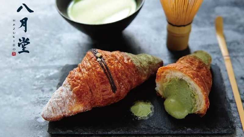 台北京站也有分店了！殿堂級可頌「八月堂」推出京站獨家口味「抹茶卡士達可頌」