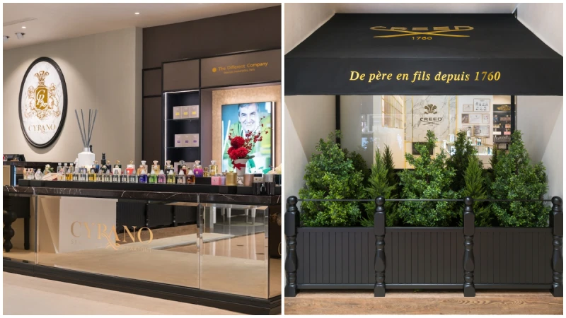 CYRANO席哈諾首度於高雄大立百貨開設「香氛概念專賣店」超過千種香味等你探索!