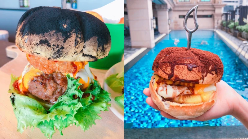 搶攻IG美食打卡版面!繼髒髒包之後,美麗信《光廊Light Café》首度推出2款豪華版「髒髒漢堡」
