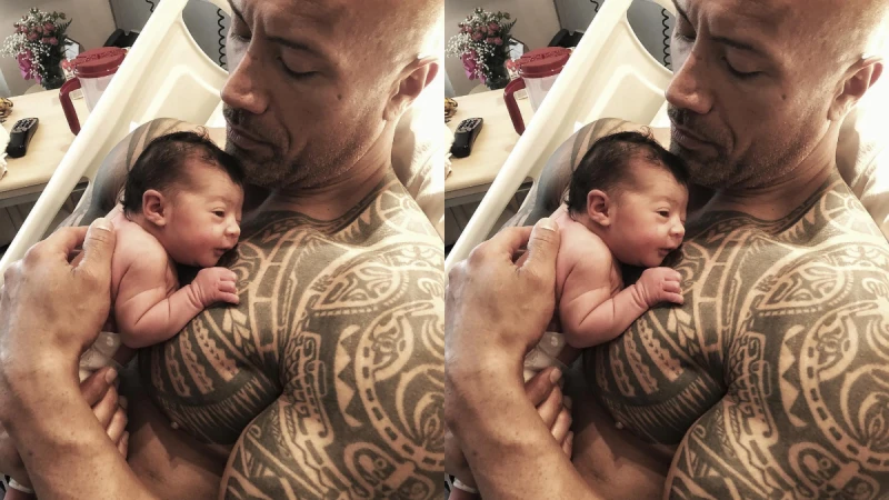 「我保證會愛妳、保護妳，讓妳笑一輩子！」父愛噴發，巨石強森3度當爸曬小女兒萌照