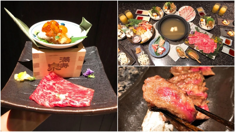 「金箔雲丹和牛壽司」整口吃太幸福!老乾杯祭出高達10款日本和牛牛排,黑毛屋同步推超澎派和牛鍋套餐