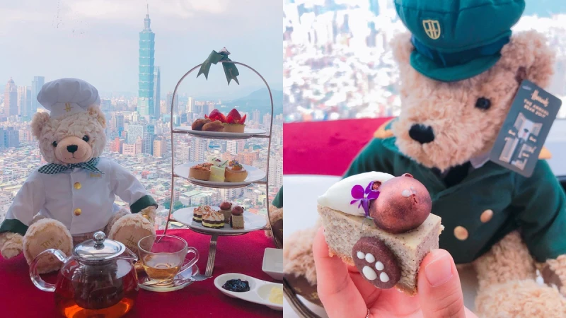 挑一隻萌萌泰迪熊一起慵懶午茶！香格里拉台北遠東國際大飯店攜手Harrods打造優雅英式下午茶