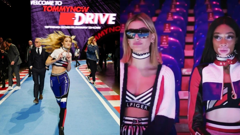 【2018米蘭時裝週】Gigi 與 Bella Hadid 合體，在 Tommy Hilfiger 米蘭大秀變身飆仔！