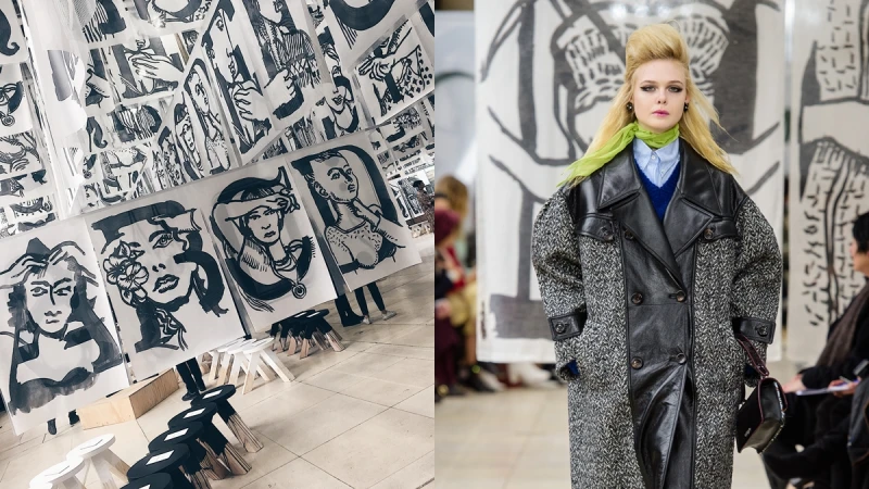 【巴黎時裝週】被這厭世跩樣給美到！Elle Fanning化身復古壞女孩，登上Miu Miu秋冬大秀