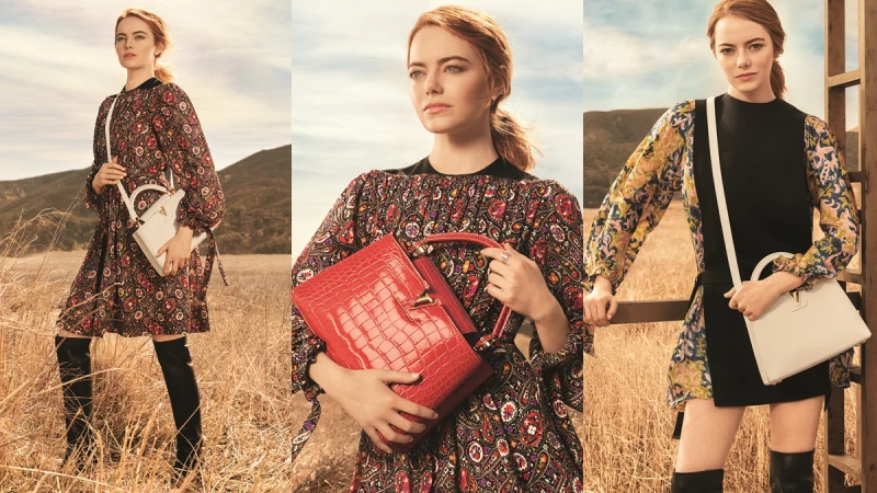 艾瑪史東帥氣詮釋大膽自信的女英雄形象！Louis Vuitton早秋廣告全新釋出