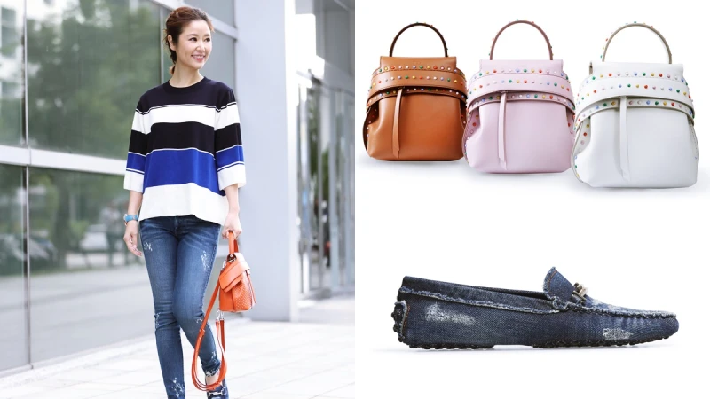 台灣獨家限定！全新TOD’S Wave Bag櫻花粉後背包 開箱看細節