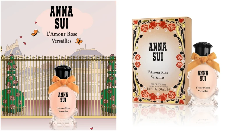 18世紀路易十六皇后最愛的玫瑰、薔薇香調!ANNA SUI將凡爾賽宮殿的建築及香氣都放進這瓶「凡爾賽玫瑰淡香水」