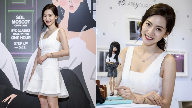 曾之喬：我最近迷上了珠寶混搭！多個不同款的戒指、耳環、項鍊一起配戴，更能展現獨到風格。