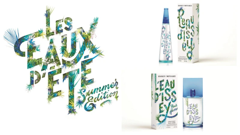 一生之水限量夏季香氛 法國潮流字體設計師Tyrsa &amp;法國植物藝術家Alice Auboiro跨界設計 瓶身有如開窗時植栽隨風輕拂般清新迷人！