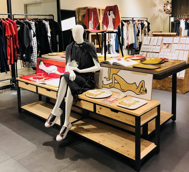 誠品生活AXES攜手周裕穎翻玩常玉經典 裸女圖登春夏櫥窗