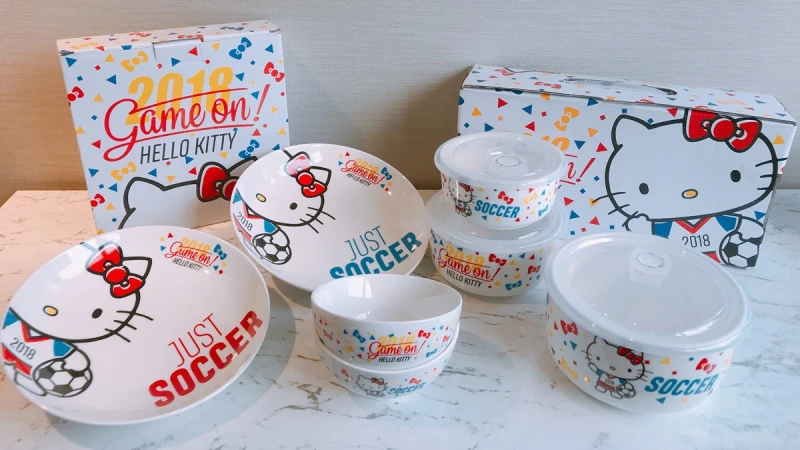 世足賽HELLO KITTY也要參一咖！全聯推出3款世足聯名居家用品，每一款都超實用