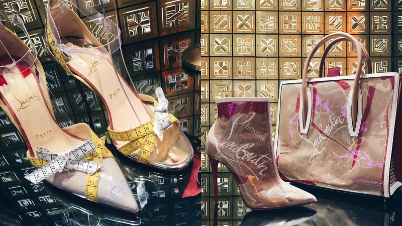草稿、量尺、牛皮紙全成為吸睛裝飾！Christian Louboutin全新Loubi in Progress 系列紅底鞋亮相