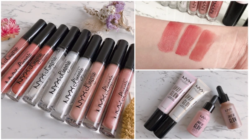 同色系一次推出三種質地！NYX貼身愛撫系列加入水潤誘光唇蜜超JUICY！