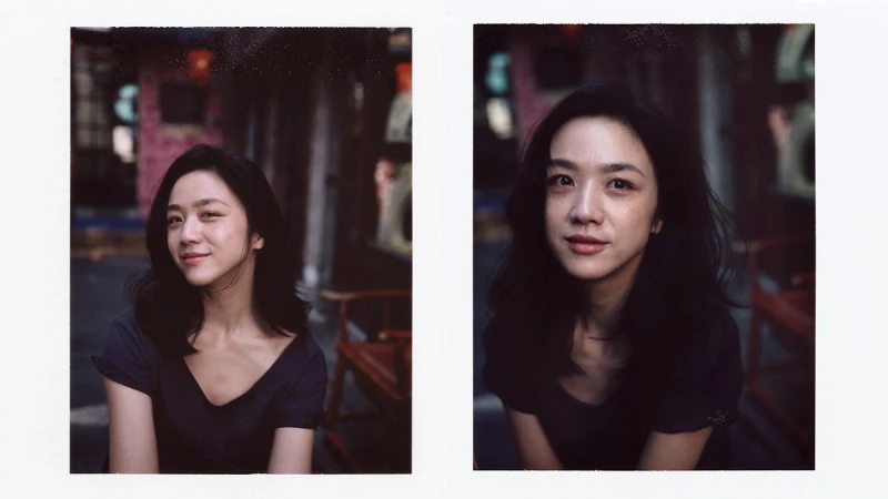 就算結了婚生了孩子，沒上底妝的湯唯依舊展現出女神氣場