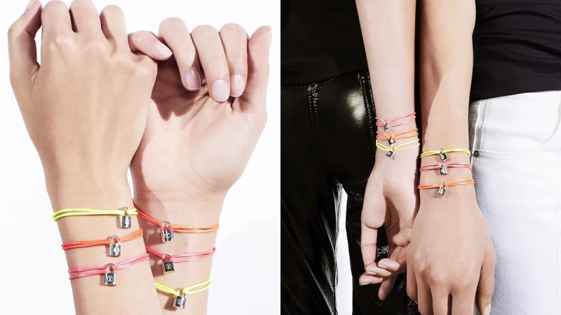 時尚也能做公益！Louis Vuitton推出關懷弱勢孩童的繽紛Silver Lockit手環