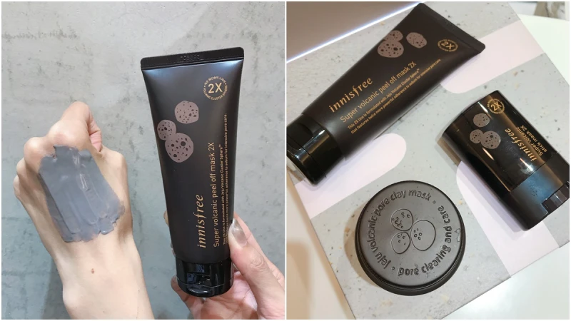 在家就能做到挽臉的效果!innisfree全新推出「超級火山泥毛孔潔淨撕除面膜」把寒毛、老舊角質都拔起來了