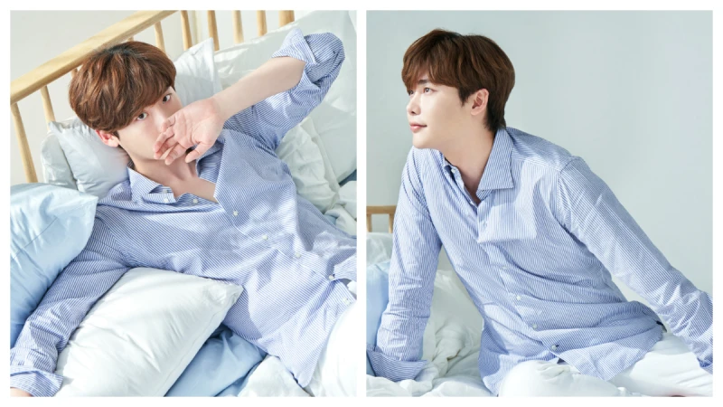 鍾碩歐巴最新形象影片出爐！躺在陽光灑下的藍白床上 手比愛心甜笑模樣迷死人了！