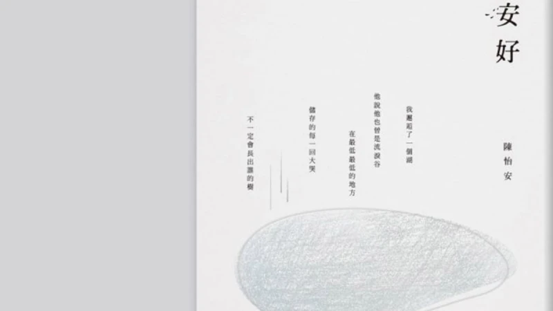 我用設計，讓書長出湖泊、飄著迷霧、下場淚雨－專訪《安好》詩集設計師 張添威