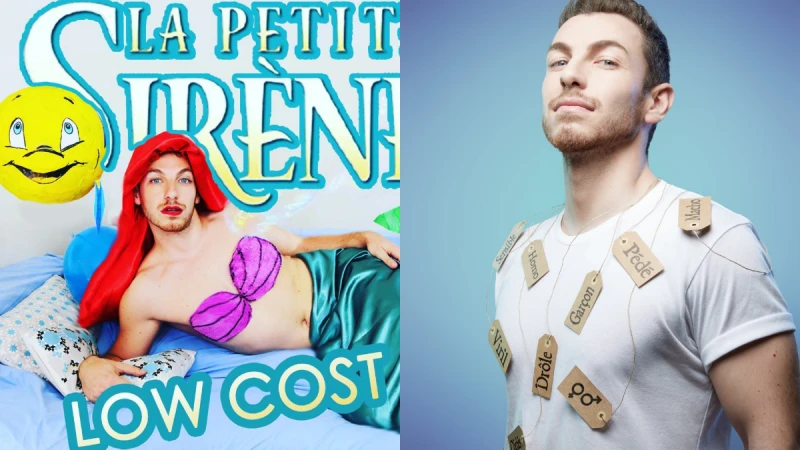 太愛這位奇葩男子！法國帥哥Alex Ramirès最低成本神惡搞《小美人魚》，絕對是戲精無誤