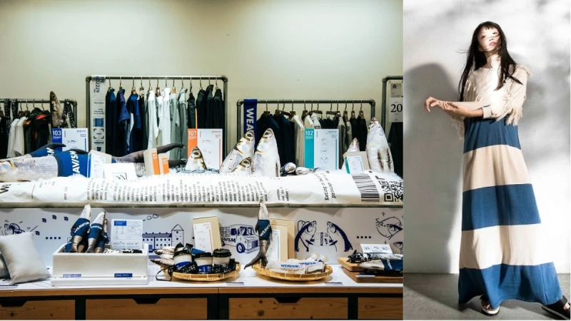 誠品生活AXES 時尚「魚市集」開市 虱目魚鱗變潮T穿上身！