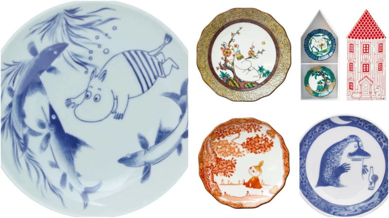 日本海外獨家網路授權 嚕嚕米 MOOMIN x amabro 限定和食器 瑪黑家居正式開賣