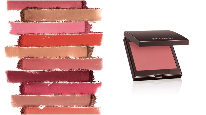 腮紅就像微刺青般顯色零粉感！laura mercier精心設計粉霧、光澤2種質地的全新「輕肌漂染頰彩」上市了